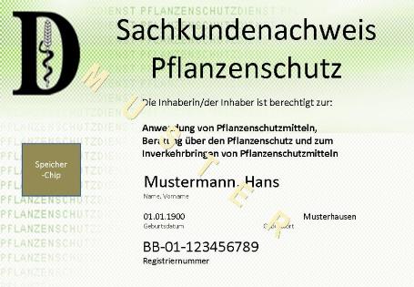 Sachkundekarte