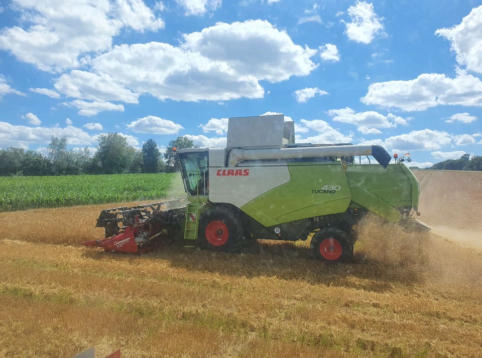 Ernte hat begonnen Foto MWagner Landwirt OAK